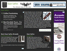 Tablet Screenshot of bestgunsafes.net